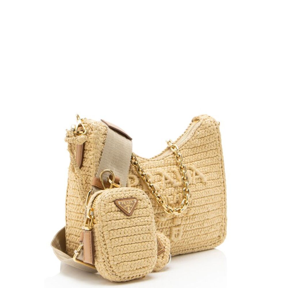 Prada Crochet Raffia Re-Edition 2005 Crossbody - Picture 2 of 16